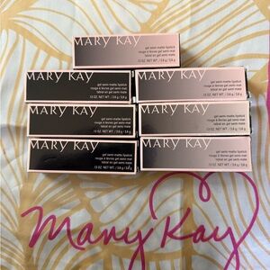 Mary Kay Gel Semi-Matte Lipstick Collection - Bundle of seven